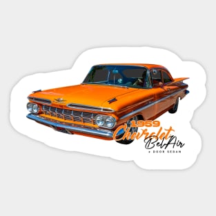 1959 Chevrolet Bel Air 2 Door Sedan Sticker